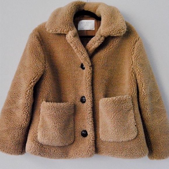 Zara Jackets & Coats Zara Teddy Coat Poshmark